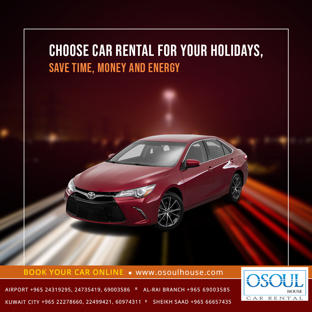 Choose car rental for your holidays, save Time, Money and Energy